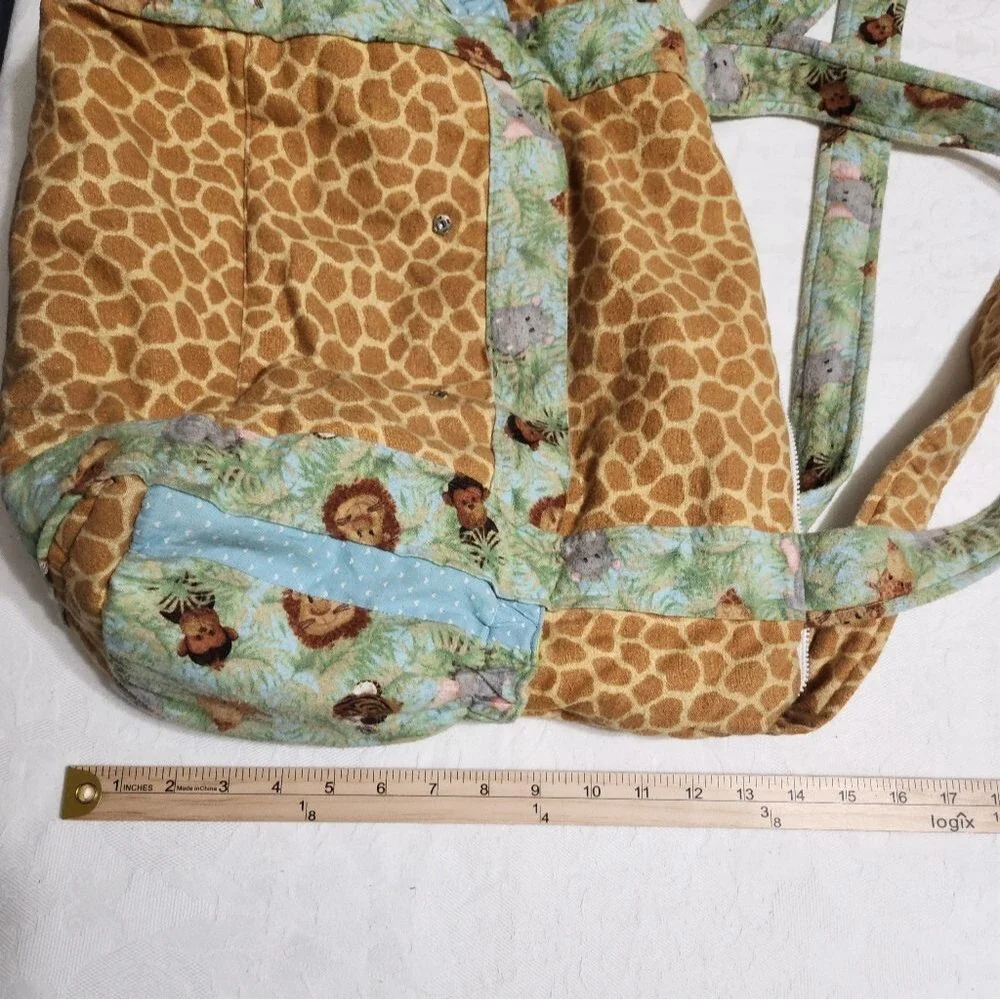 Handmade Safari diaper bag